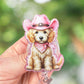 Cowboy Goldendoodle badge reel