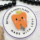 Pumpkin tooth badge reel