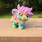 Rainbow cow articulated 3D figurine