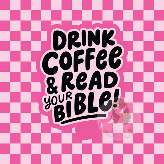 Drink coffee and read your bible silicone freshie mold
