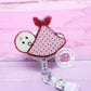 Valentine's Day baby badge reel