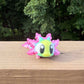 Axolotl 3D printed articulated figurine - GLOW IN THE DARK