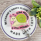 Slow progress is still progress mental health retractable badge reel