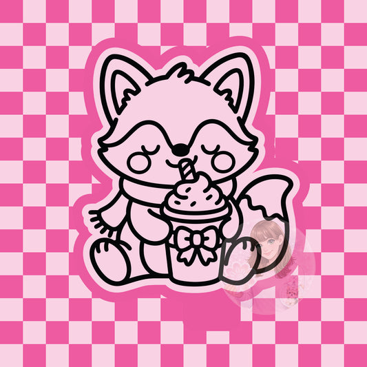 Winter fox silicone freshie mold