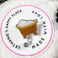 Baby Jesus retractable badge reel