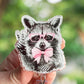 Raccoon retractable badge reel