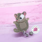 Sugar glider badge reel