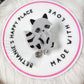 Raccoon retractable badge reel