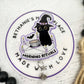 Black cat morning rituals badge reel