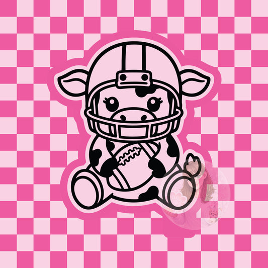 Football cow silicone freshie mold
