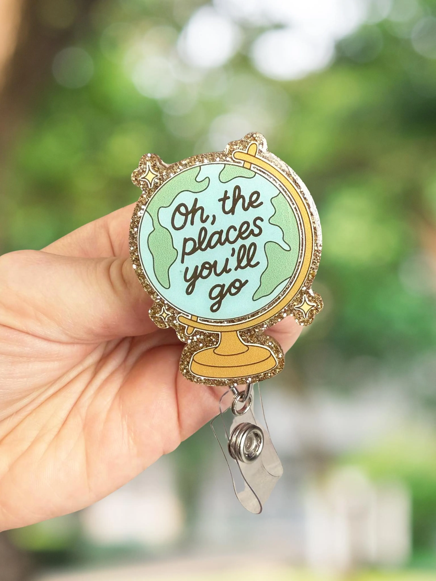 Globe Retractable Badge Reel