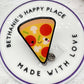 Pizza badge reel