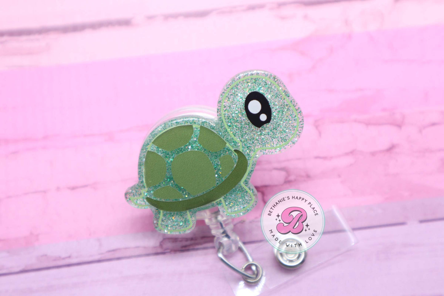 Turtle badge reel