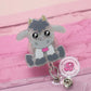 Goat badge reel