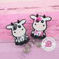 Cow retractable badge reel