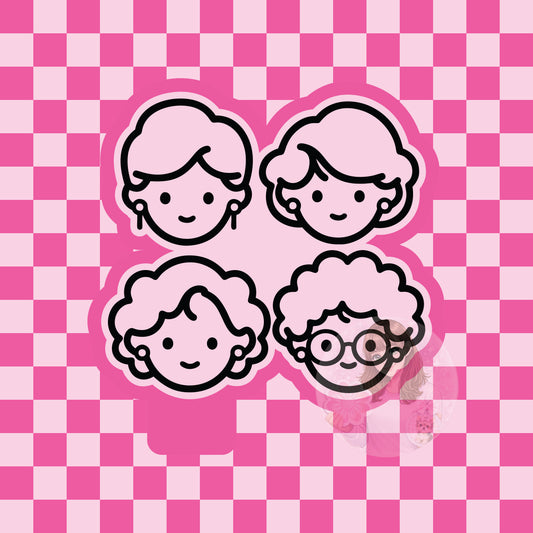 Golden girls silicone freshie mold