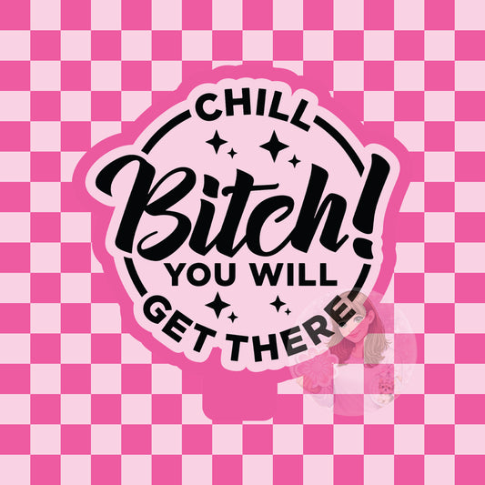 Chill bitch silicone freshie mold