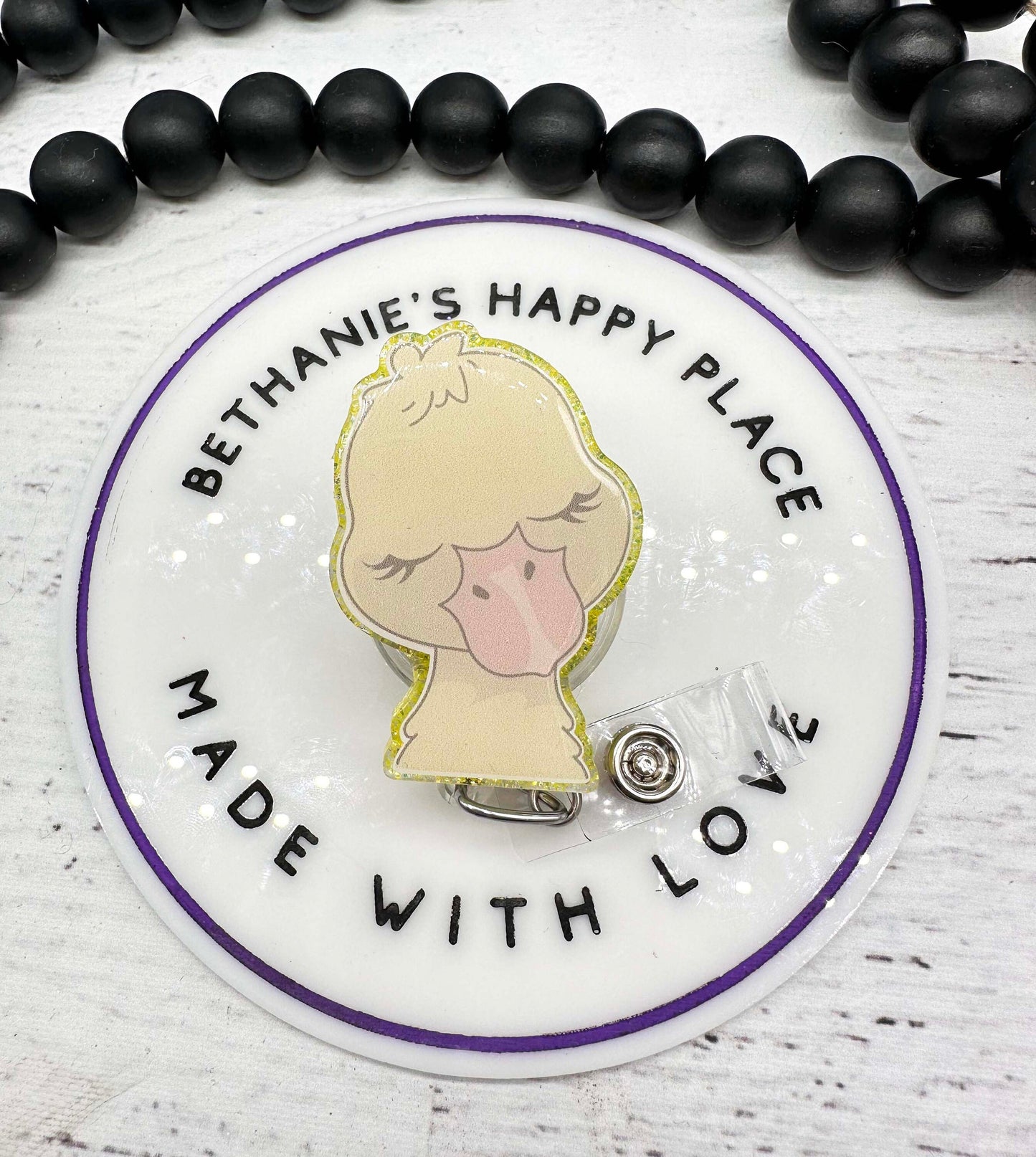 Duck badge reel