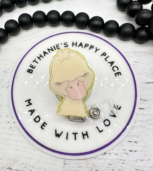 Duck badge reel