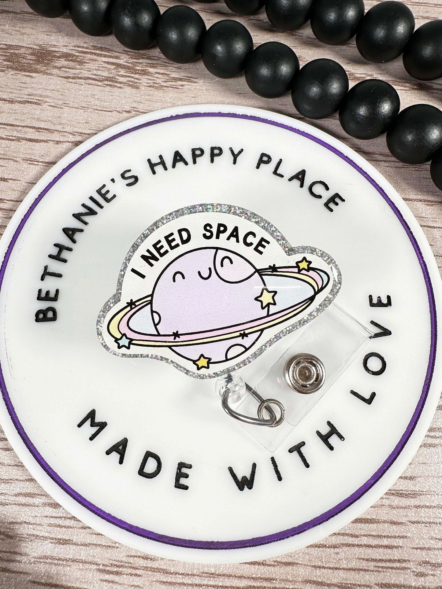 I need space retractable badge reel