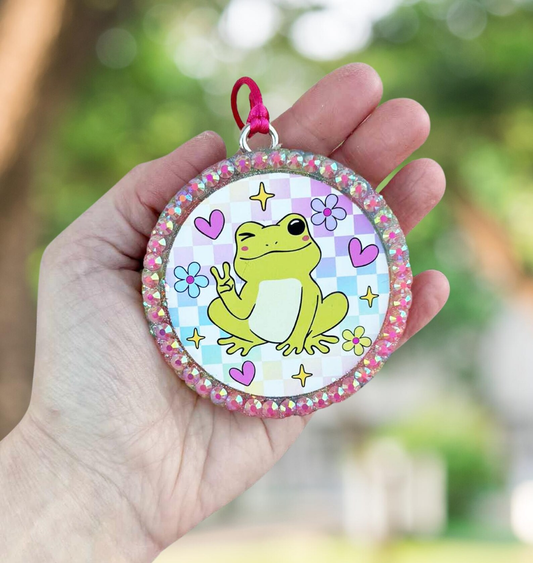 Peace frog freshie mold