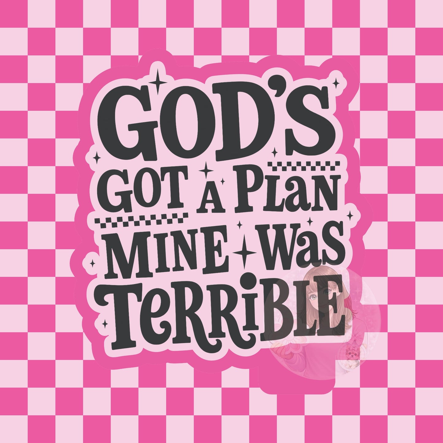 God's got a plan silicone freshie mold