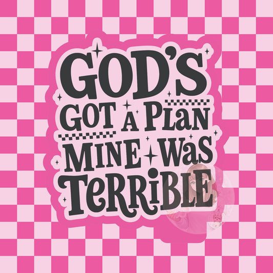 God's got a plan silicone freshie mold