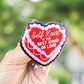 Self love cake retractable badge reel