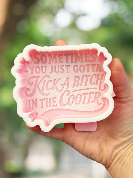 Kick and bitch in the cooter mold - READY TO SHIP