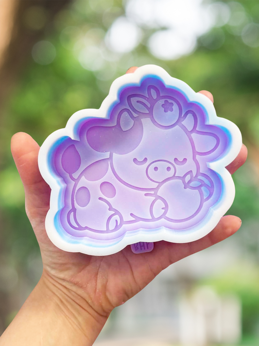 Cow with blueberry mold - READY TO SHIP