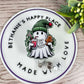 Christmas ghost retractable badge reel