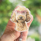 Goldedoodle retractable badge reel