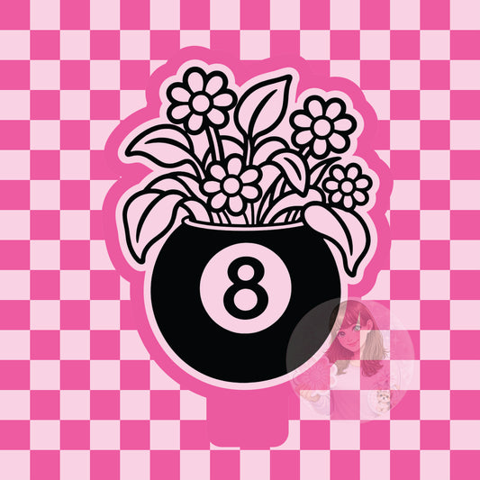 8 ball planter silicone freshie mold