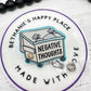 Negative thoughts mental health dumpster badge reel