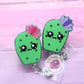 Cactus badge reel