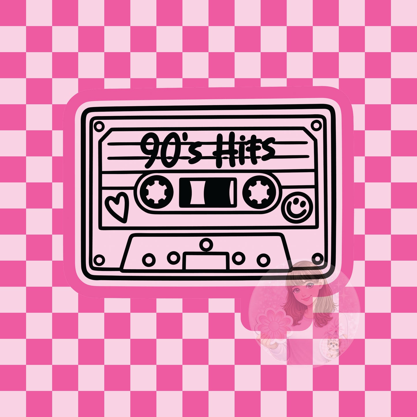 90's hits cassette tape silicone freshie mold
