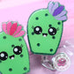 Cactus badge reel