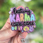 Letting karma take care of it retractable badge reel