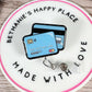 Credit cards retractable badge reel