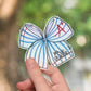 Personalized teacher bow sticker