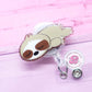 Sleepy sloth badge reel