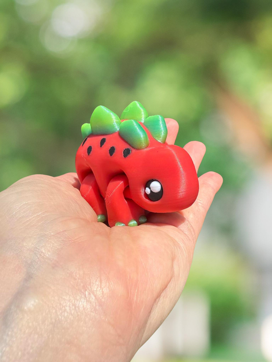 Watermelon dino articulated 3D print
