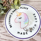 Sweet unicorn retractable badge reel