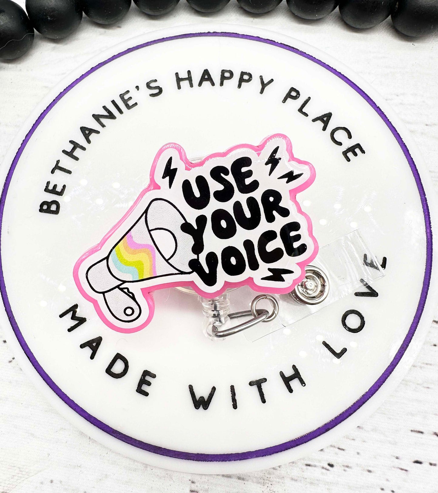 Use your voice badge reel