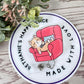 Lazy cat retractable badge reel