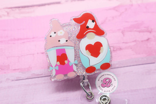 Valentine's Day gnome badge reel