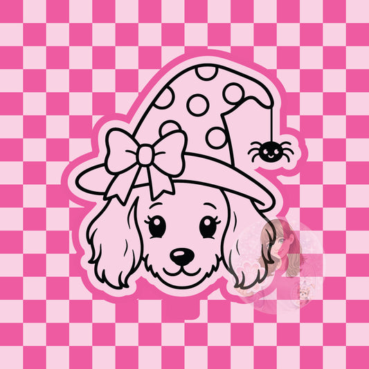 Dachshund witch silicone freshie mold