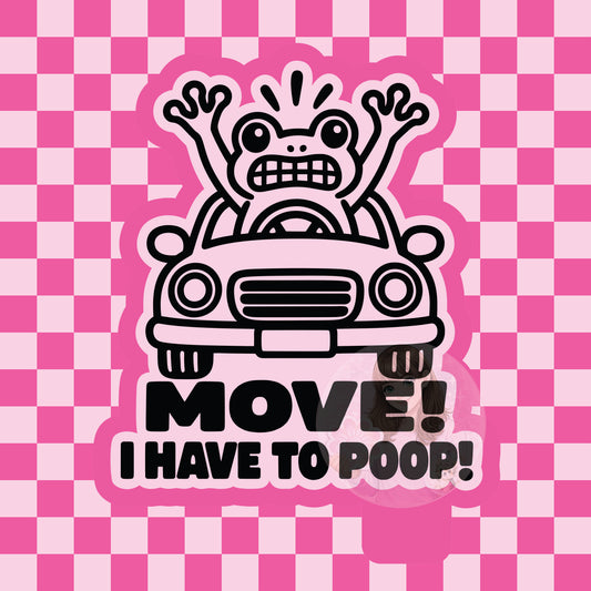 Move! I have to poop silicone freshie mold