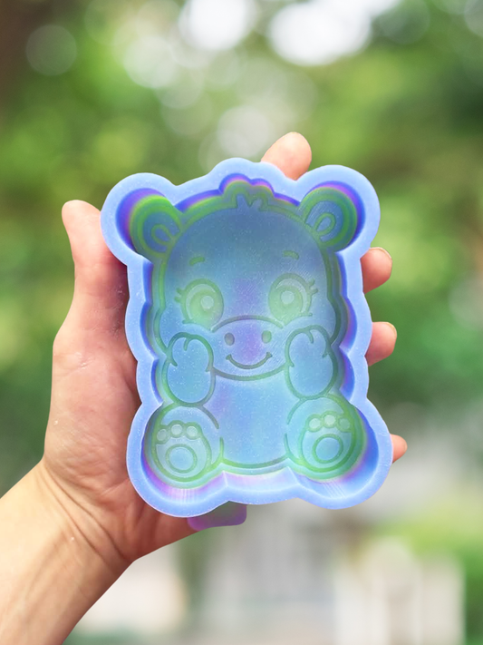Cutesy hippo mold - READY TO SHIP