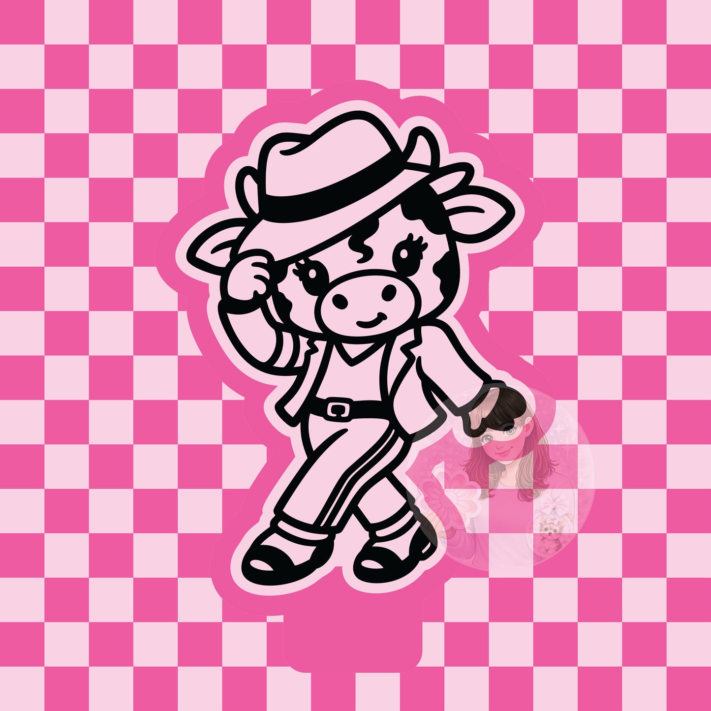 MJ cow silicone freshie mold